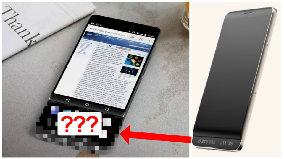 LG V30 zřejmě bude mít vysouvací sekundární displej. Jak bude fungovat?